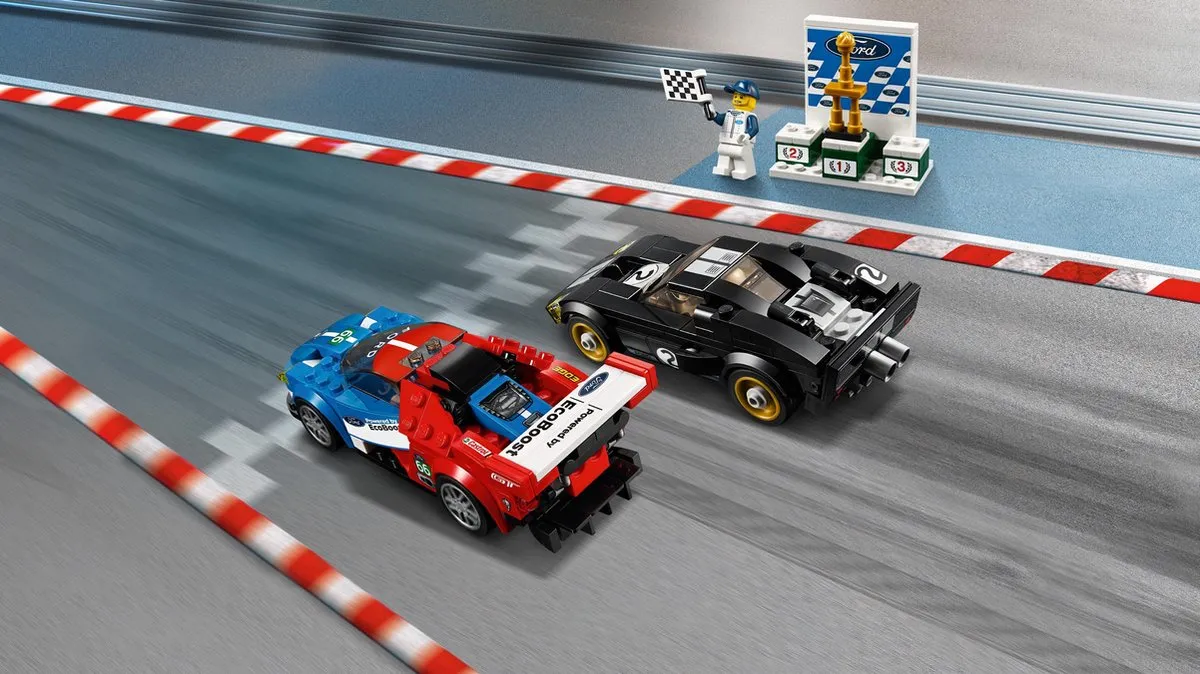 LEGO Speed Champions 75881 Ford GT & GT40 - 366 Stukken
