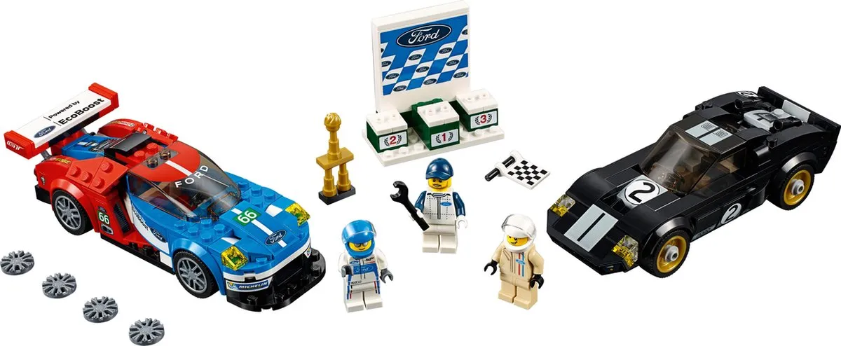 LEGO Speed Champions 75881 Ford GT & GT40 - 366 Stukken