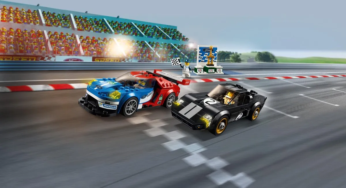 LEGO Speed Champions 75881 Ford GT & GT40 - 366 Stukken