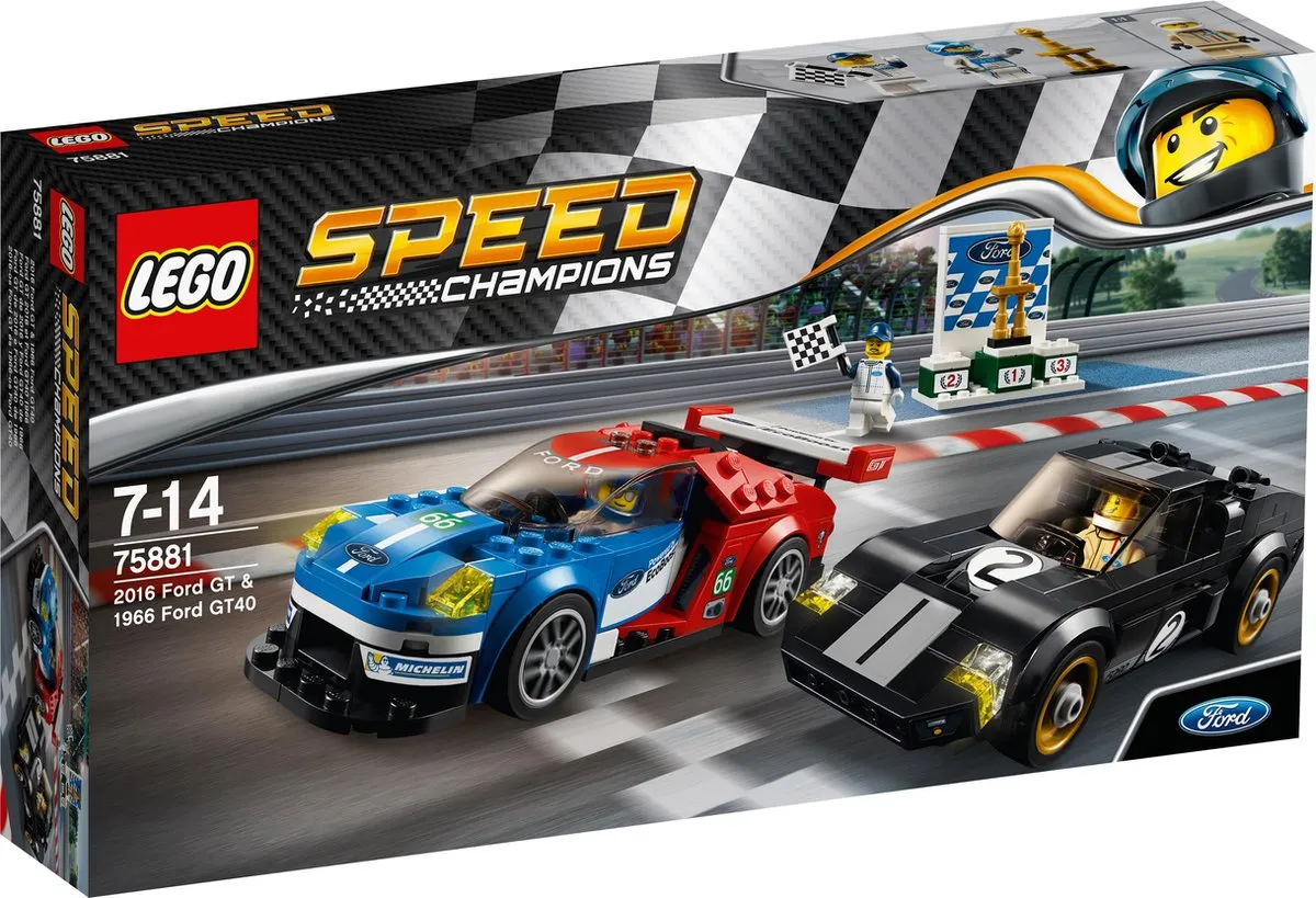 LEGO Speed Champions 75881 Ford GT & GT40