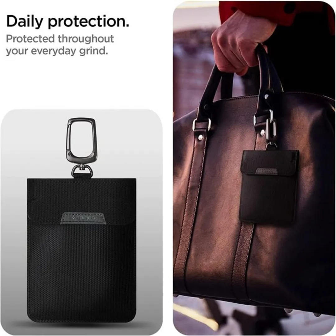 Spigen Autosleutel Signaal Blokkeerhoesje M - Zwart