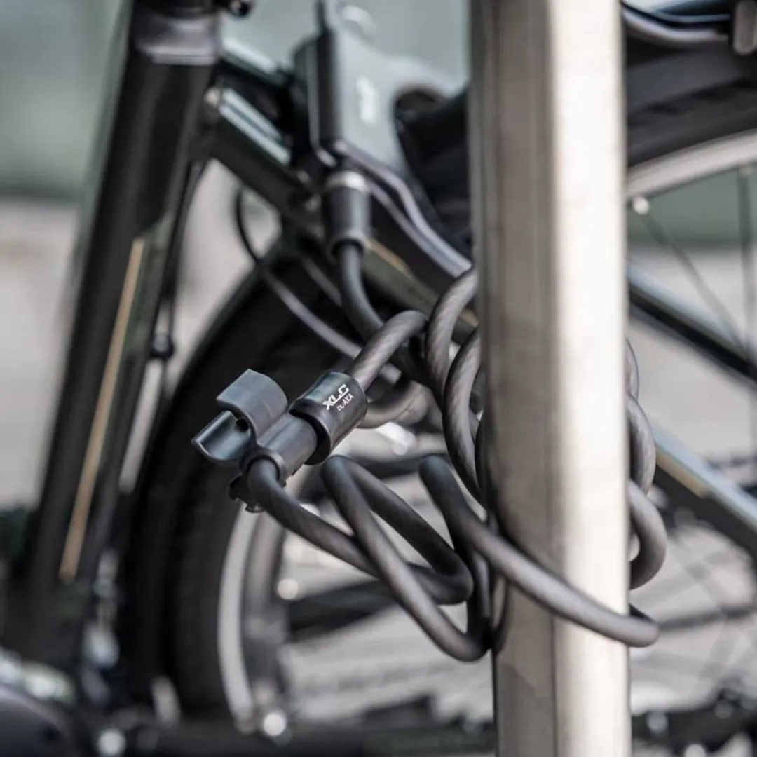 AXA Solid Plus ART2 Ringslot - Zwart + XLC 180cm Kabel + Flex Mount