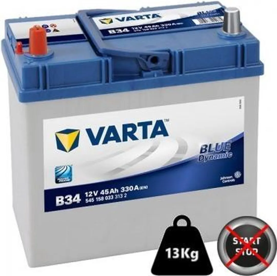 Varta Blue Dynamic B34 12V 45Ah Startaccu - 1 Stuk