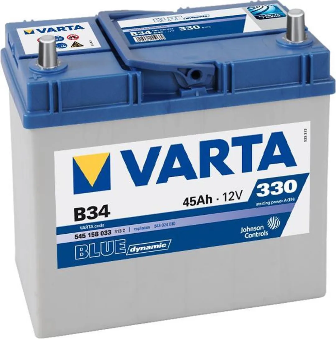 Varta Blue Dynamic B34 12V 45Ah Startaccu - 1 Stuk