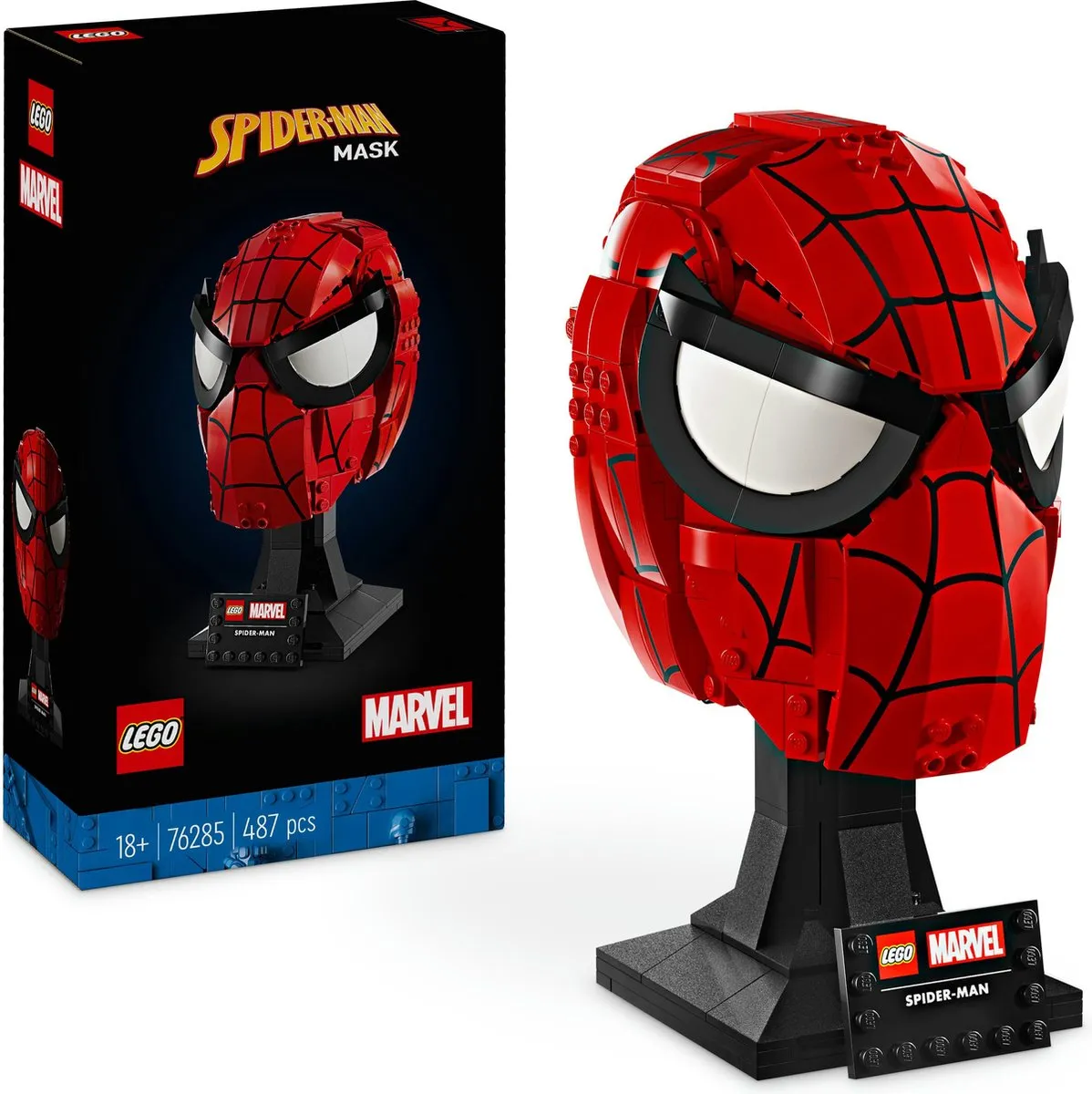 LEGO Marvel Spider-Man Masker 76285 - 487 Stukken - Meerkleurig