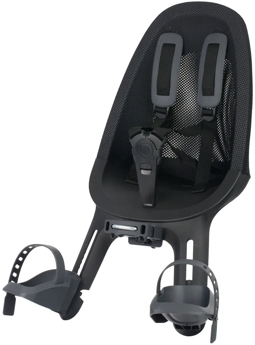 Qibbel Air Fietsstoeltje Midnight Black - Stuurpenbevestiging - afbeelding 6 van 6