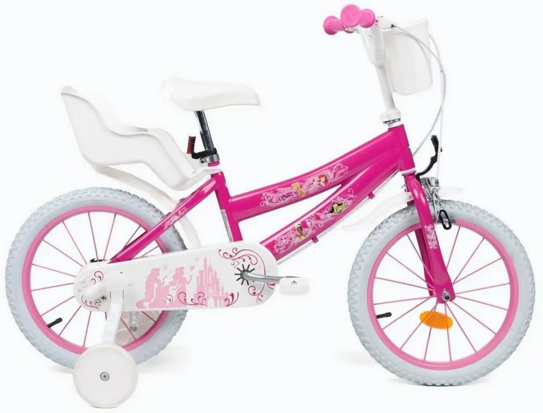 Disney Princess Fiets 16" - 1 Versnelling - Multicolor - afbeelding 2 van 3