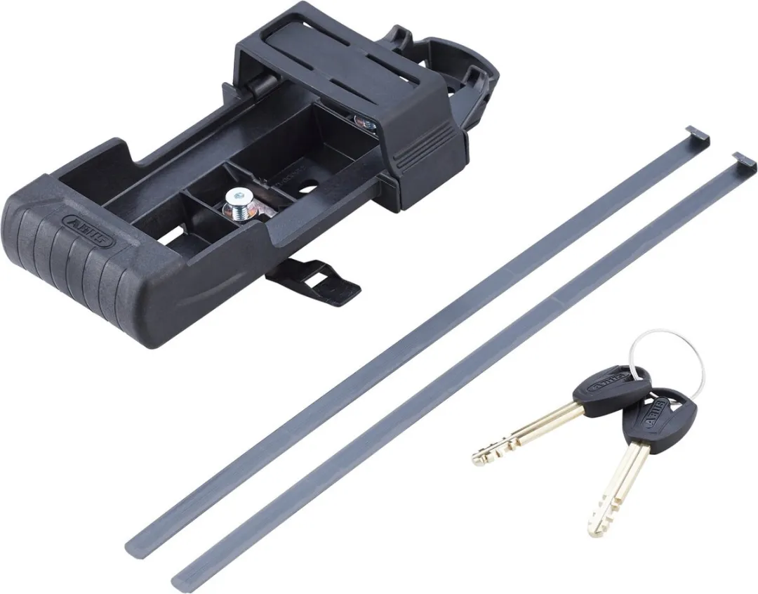 ABUS Vouwslot met Alarm 120cm - 5mm Stalen Staven - Zwart