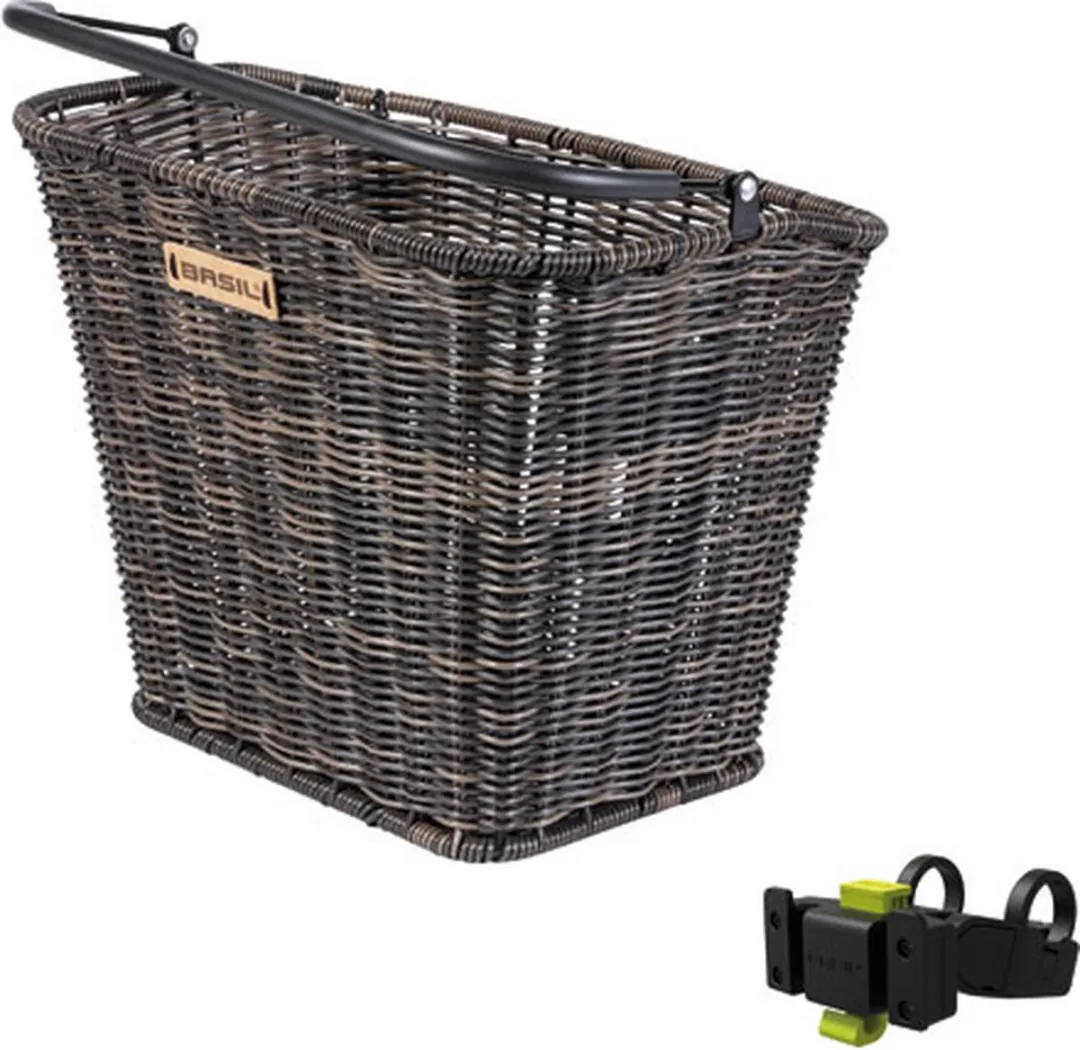 Basil Bremen Rattan Look Fietsmand