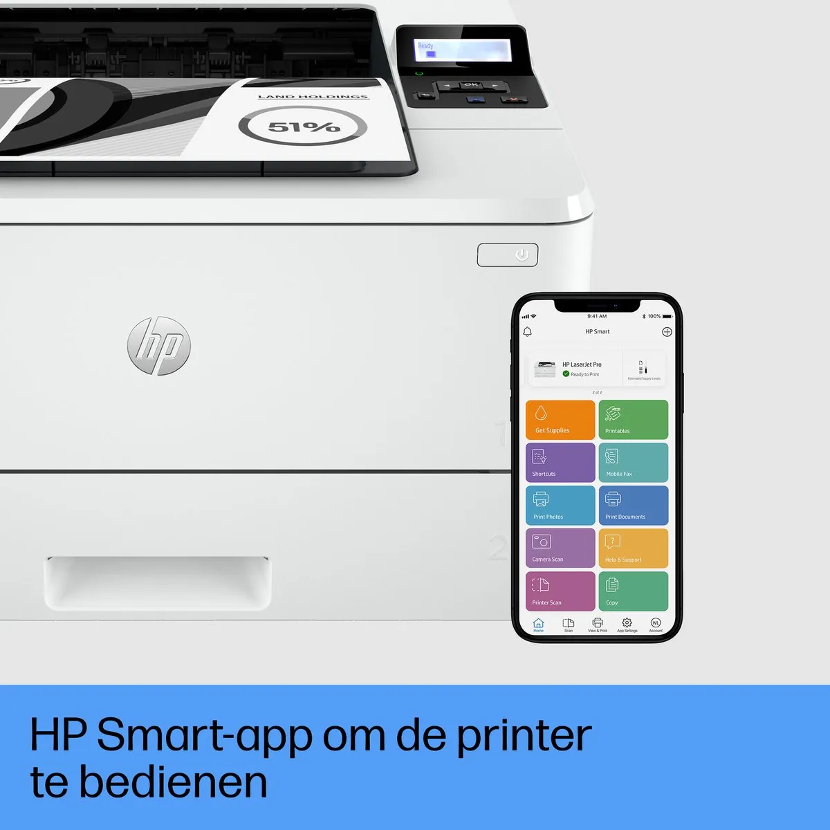 HP LaserJet Pro 4002dn Laserprinter - Wit