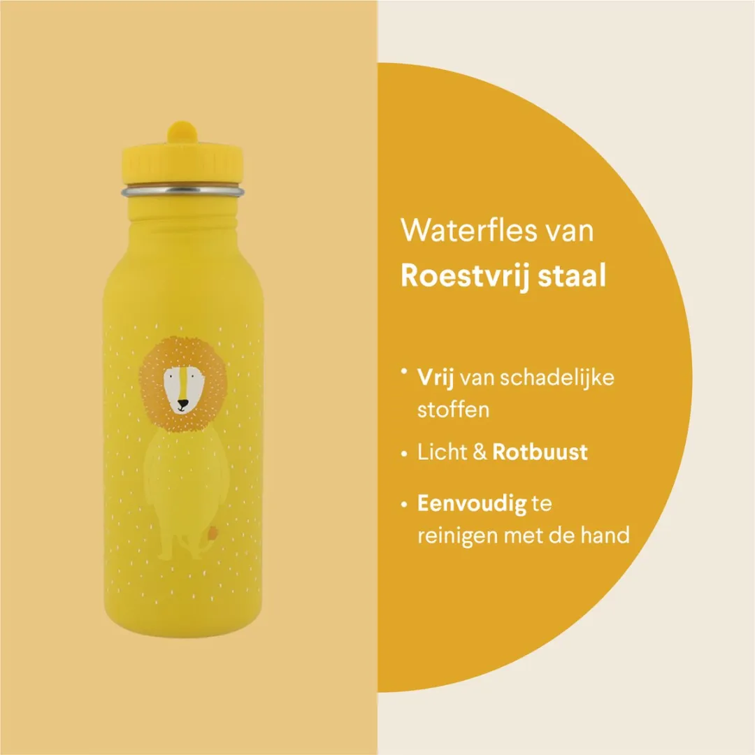 Trixie Mr. Lion RVS Waterfles 500ml - Geel
