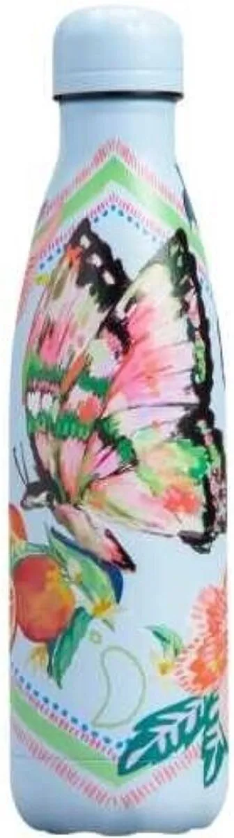 Chillys Original 500ml Thermosfles - Tropical Sketchbook Butterfly - Multi