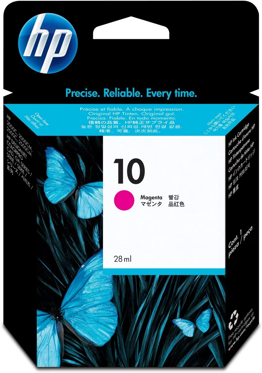 HP 10 C4843AE Inktcartridge - Magenta 28ml