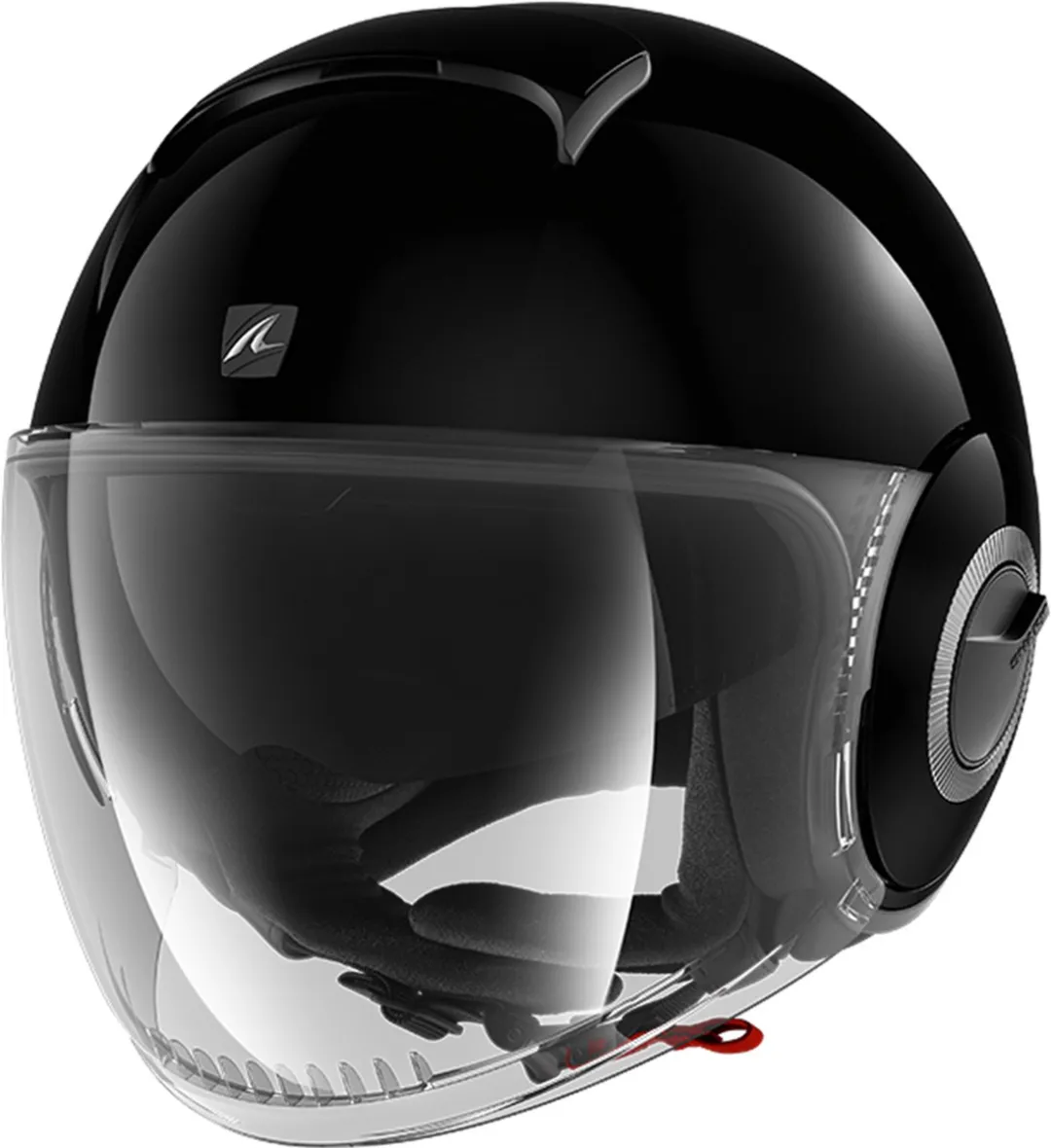 Shark Nano Blank BLK Jethelm - XS - afbeelding 6 van 6