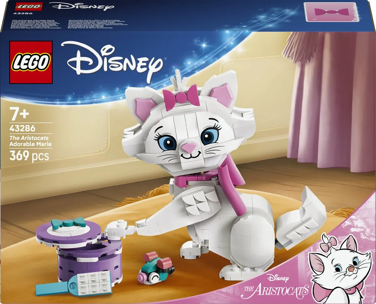 LEGO Disney De Aristokatten Schattige Marie 43286 - 369 Stenen - Multicolor
