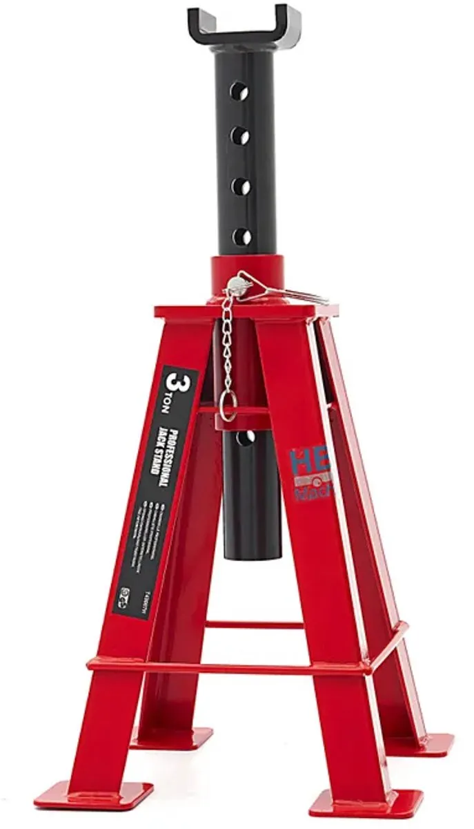 HBM Machines 3 Ton Heavy Duty Assteun 480-740mm - Rood