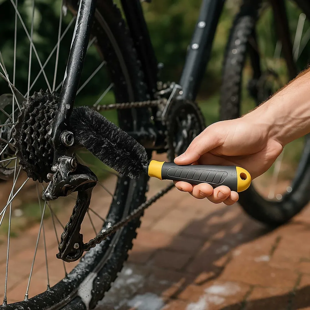 Dunlop Fietsonderhoudsset Reinigingsborstels 3 Stuks - Zwart/Grijs - afbeelding 6 van 6