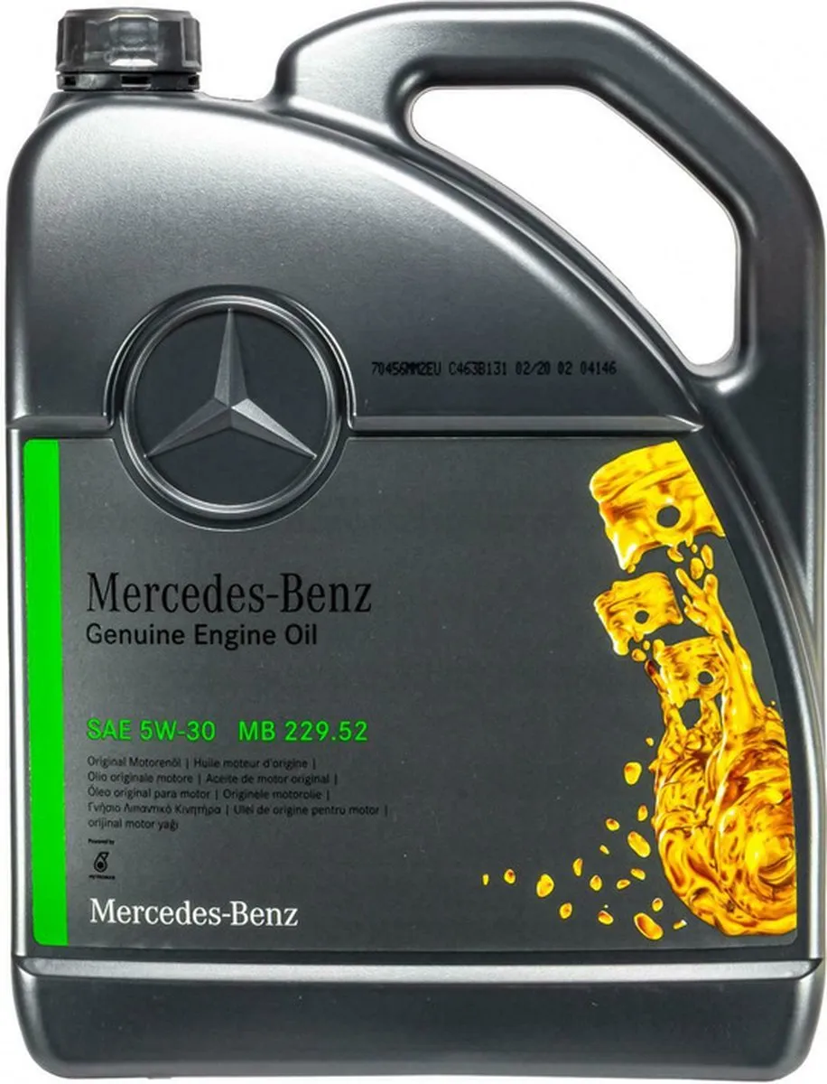Mercedes-Benz Motorolie 5W30 MB 229.52 5L