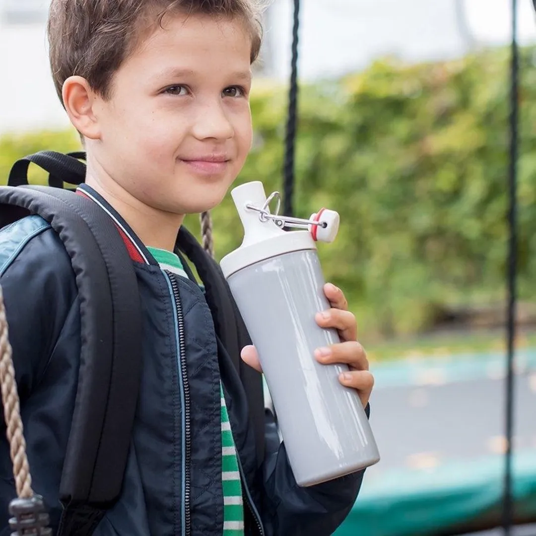 Waterfles, 425 ml, Organic Grijs - Koziol | Plopp To Go