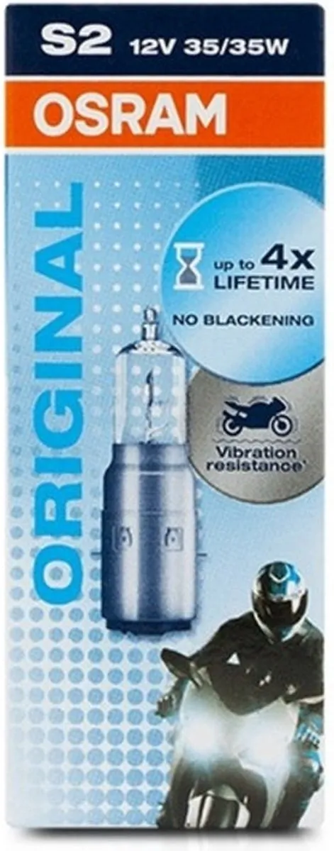 Osram BA20D S2 Halogeenlamp - 1 Stuk