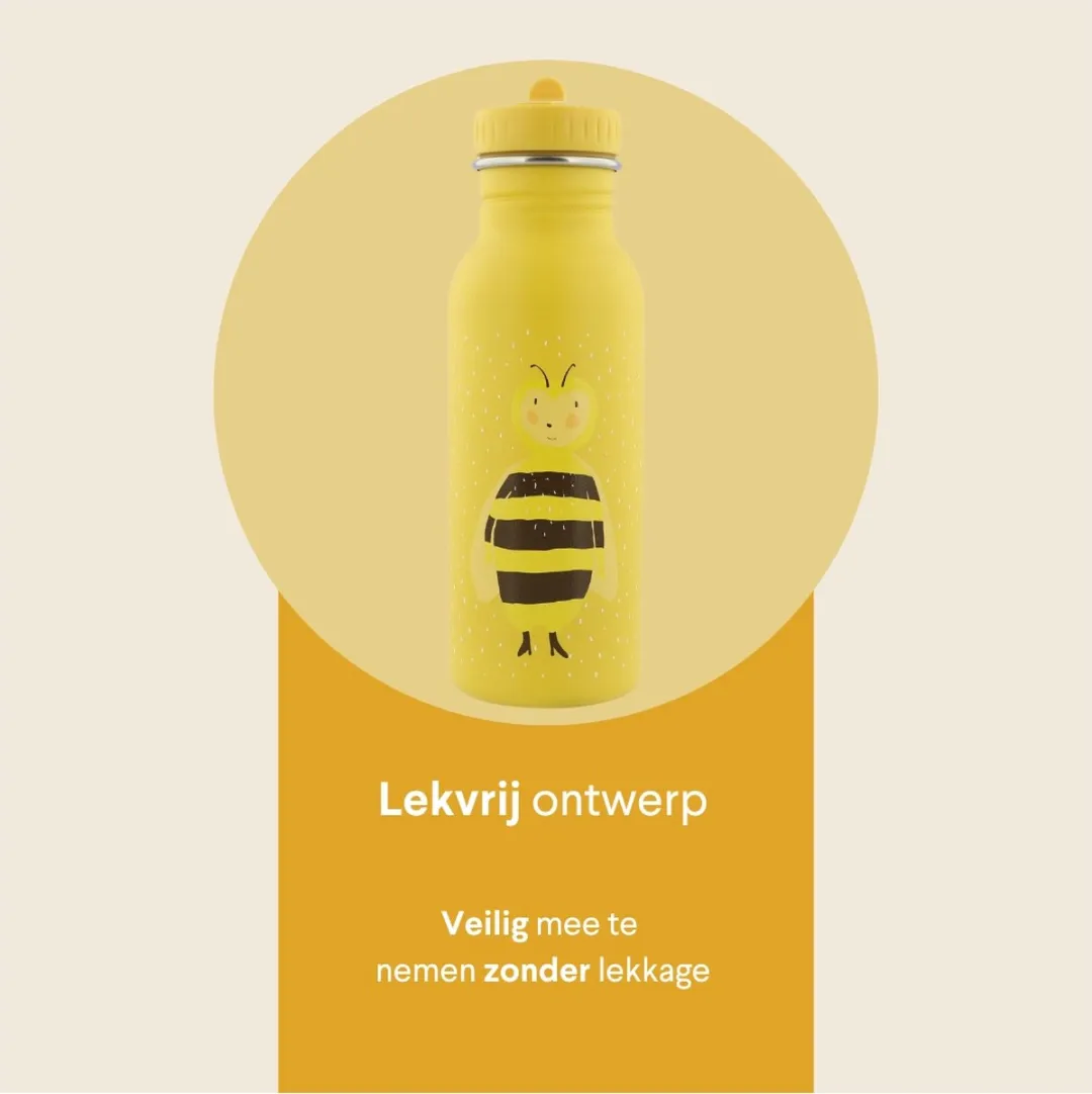 Trixie Mrs. Bumblebee RVS Waterfles 500ml - Geel - 41-226 - afbeelding 6 van 6