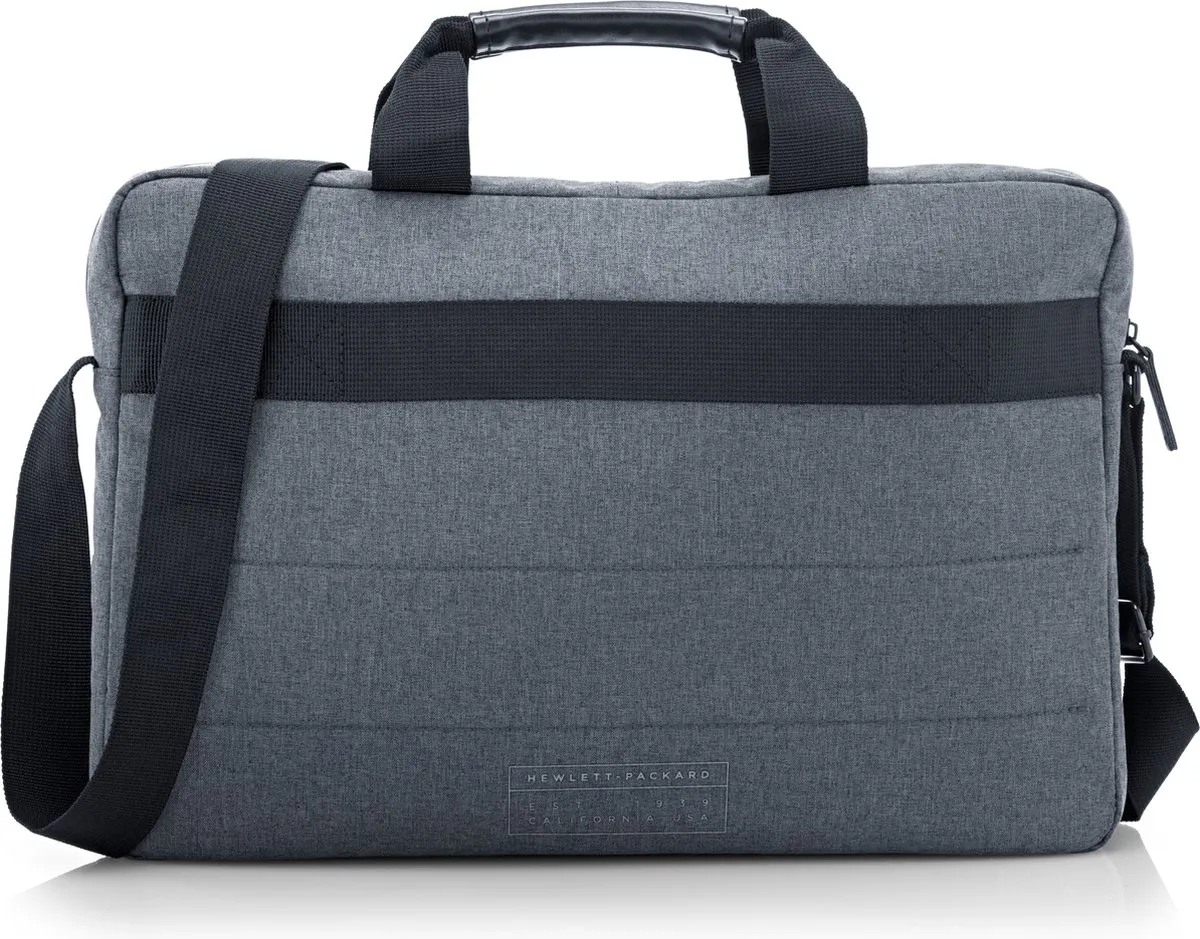 HP Essential Topload 15.6" Laptoptas - 3 Vakken - Zwart - afbeelding 2 van 6