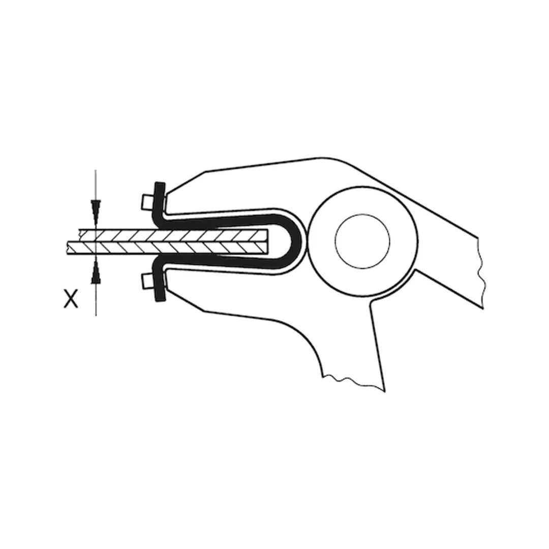 Würth Borgklem - 5 Stuks - Zilver