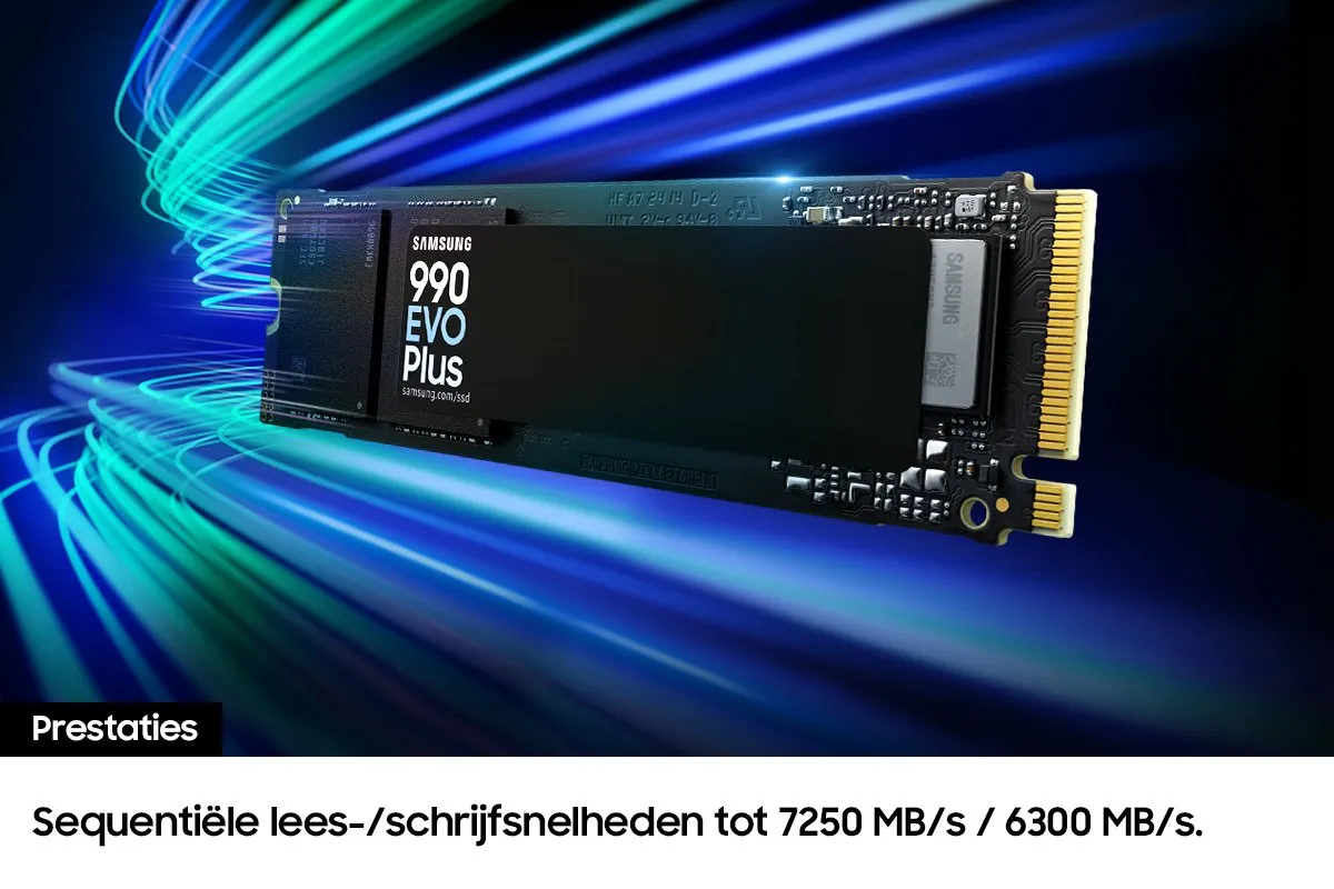 Samsung 990 EVO Plus MZ-V9S1T0BW SSD - 1TB