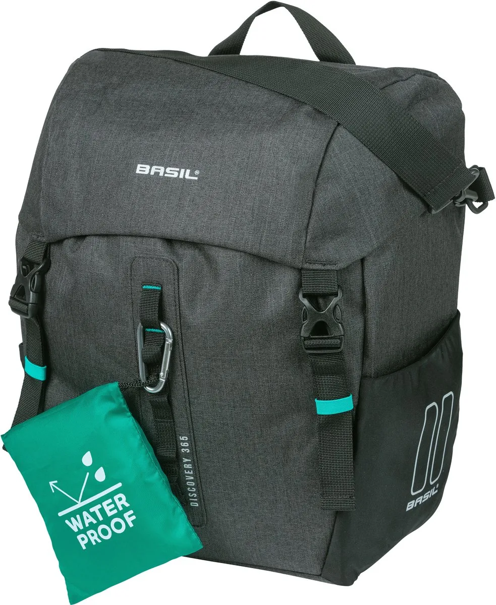 Basil Discovery 365D L Fietstas - 20L - Zwart