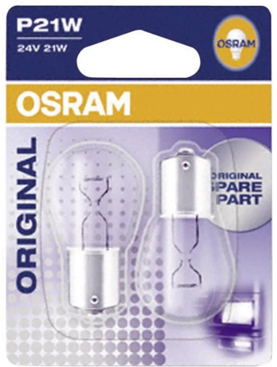 Osram P21W 24V Autolamp - 2 Stuks