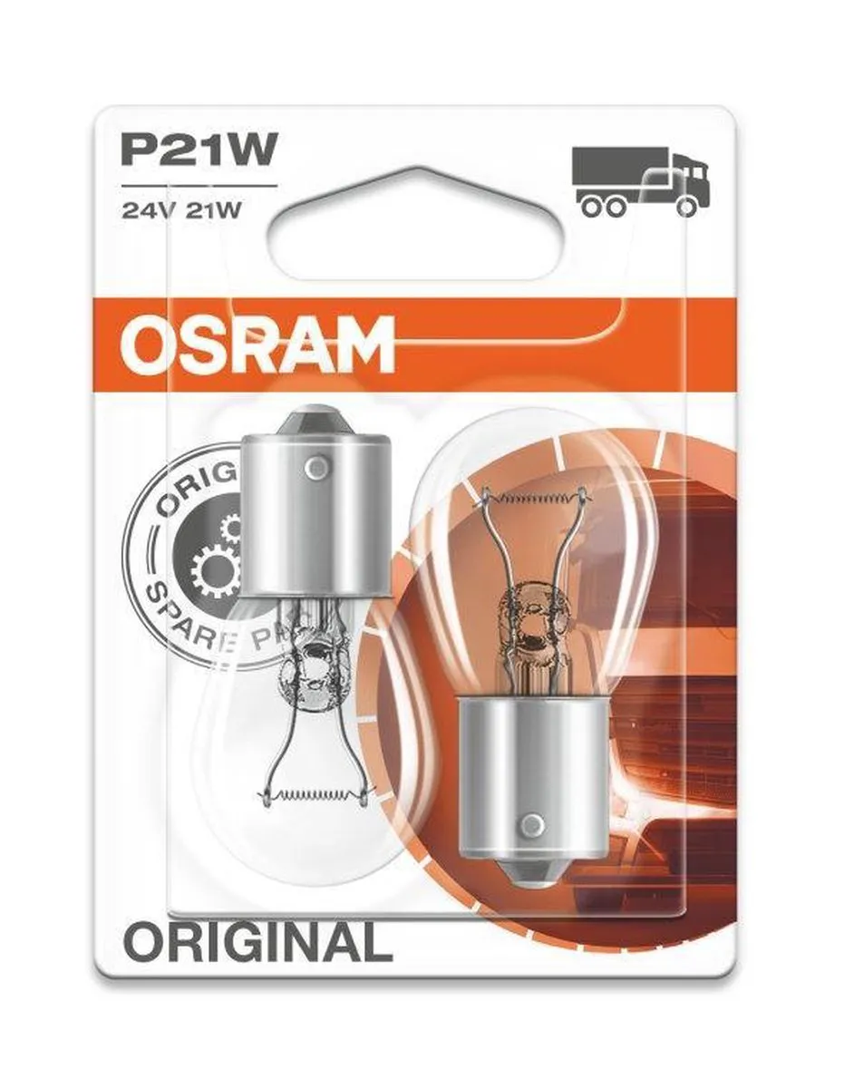 Osram P21W 24V Autolamp - 2 Stuks - afbeelding 6 van 6