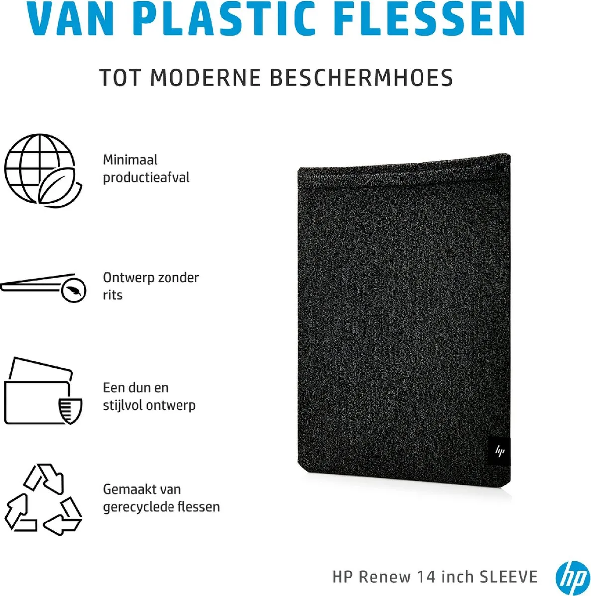 HP Renew 14.1 Laptophoes - 14 inch - Zwart