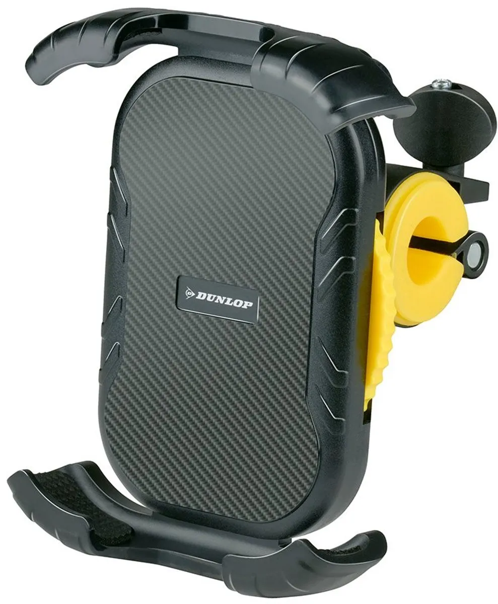 Dunlop 25526 Telefoonhouder Fiets - Universeel 18cm - Zwart