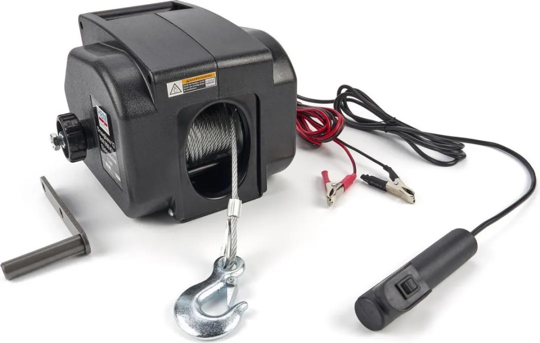 HBM Draagbare Elektrische Lier 12V 900kg