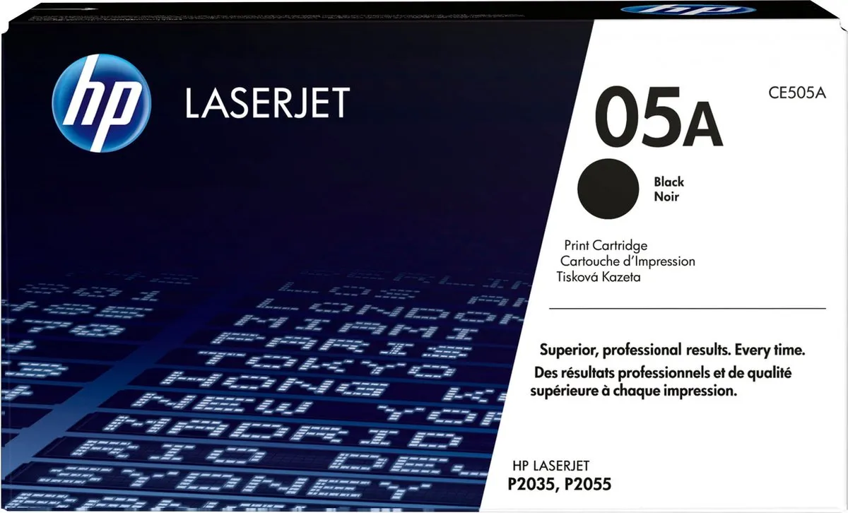 HP CE505A Tonercartridge - 2300 Pagina's - Zwart