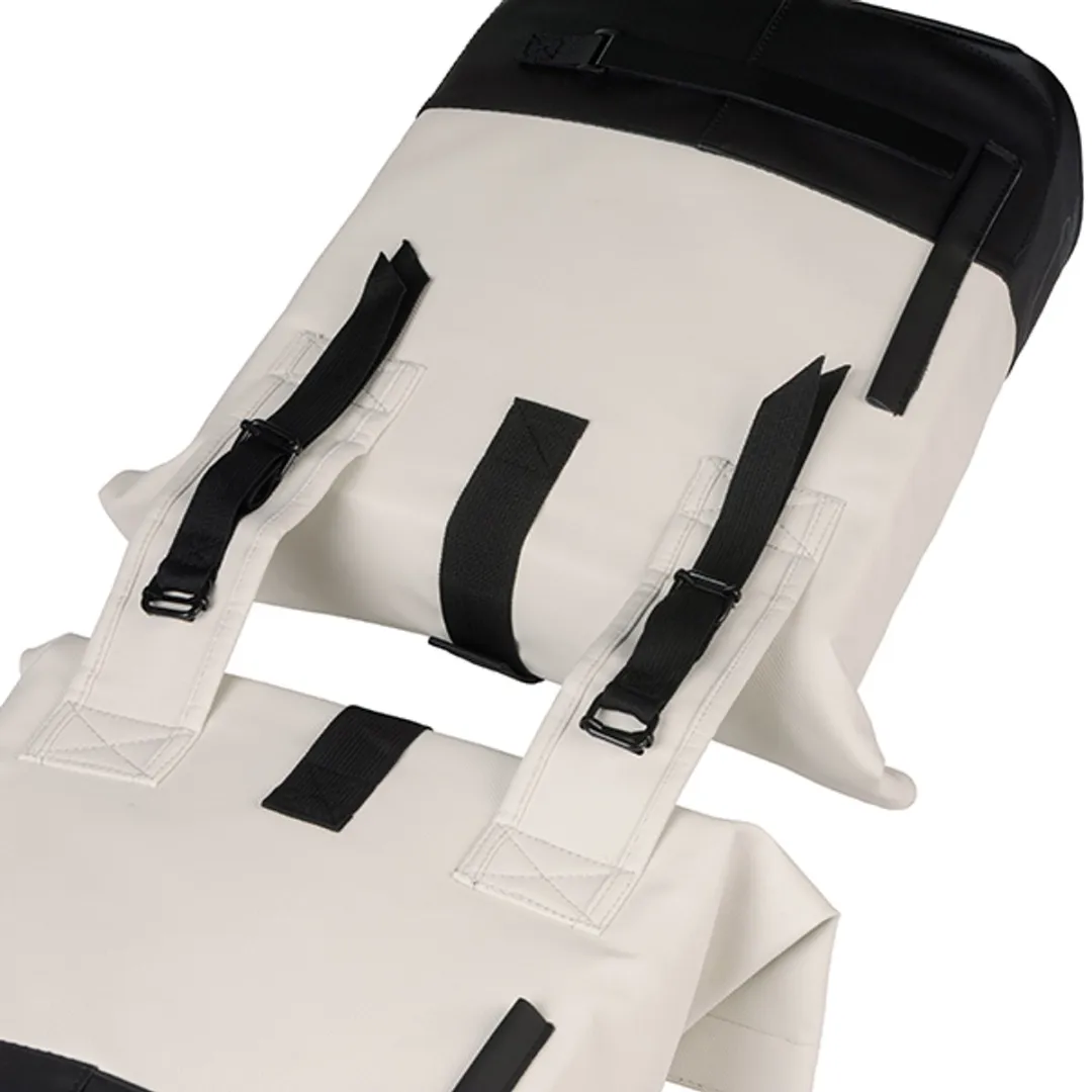 Basil Cove Dubbele Fietstas 32L - Waterafstotend - Wit/Zwart