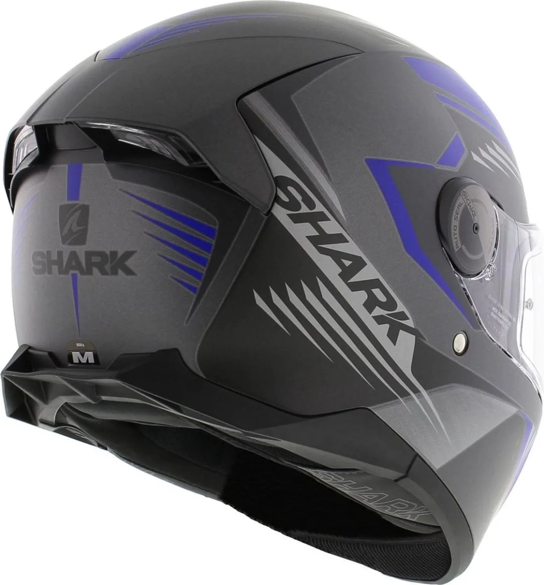 Shark Skwal 2.2 Hallder Motorhelm - Mat Antracietblauw - XS