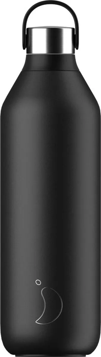 Chilly's Series 2 CB2-B1001SP-ABLK Thermosfles 1000ml - Abyss Black