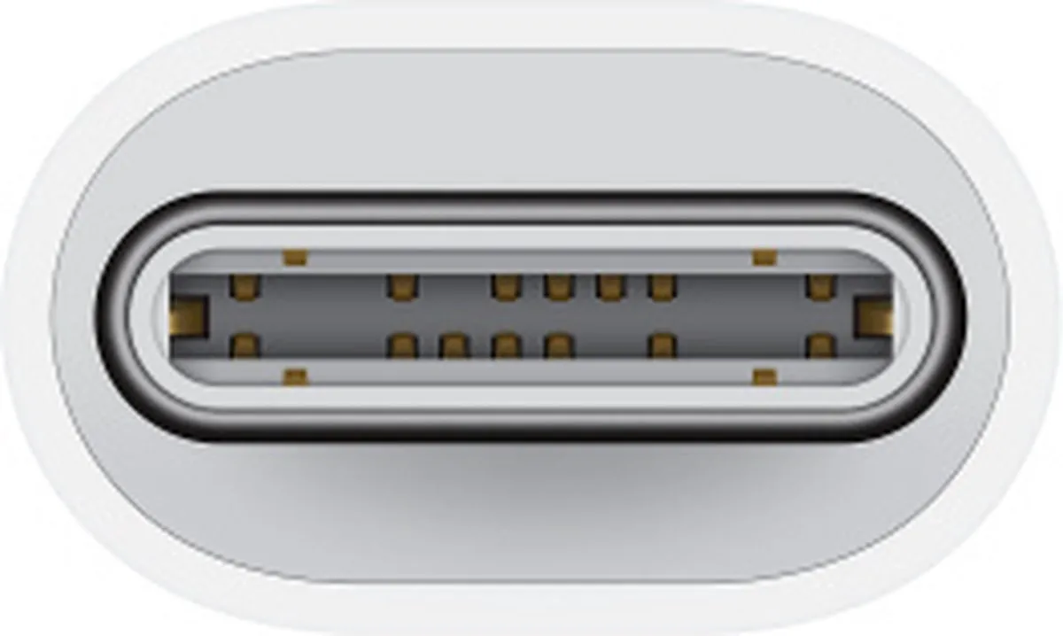 Apple USB-C naar Lightning Adapter - Wit
