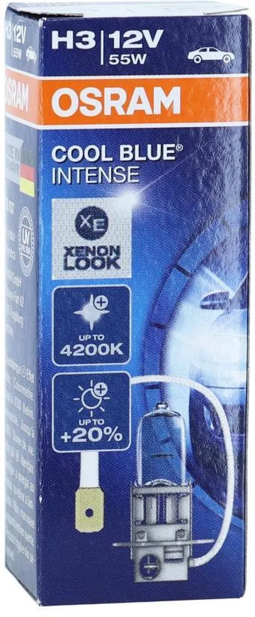 Osram Cool Blue Intense H3 Halogeenlamp 12V/55W - 4200K
