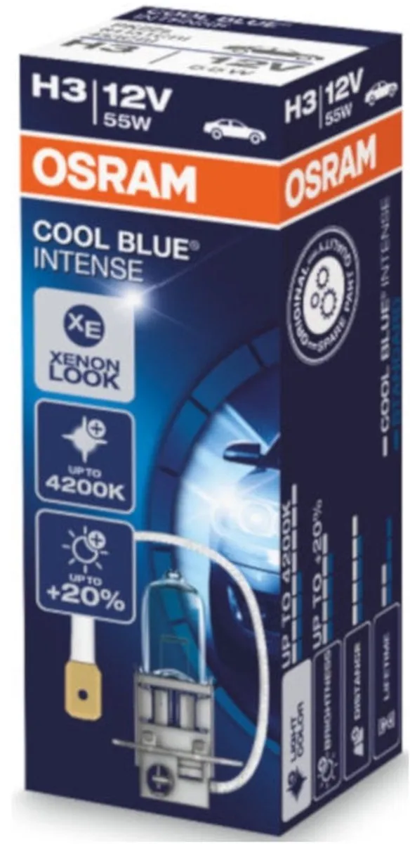Osram Cool Blue Intense H3 Halogeenlamp 12V/55W - 4200K