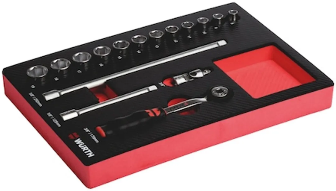 Würth Systeemassortiment 4.4.1 Dopsleutelset 3/8