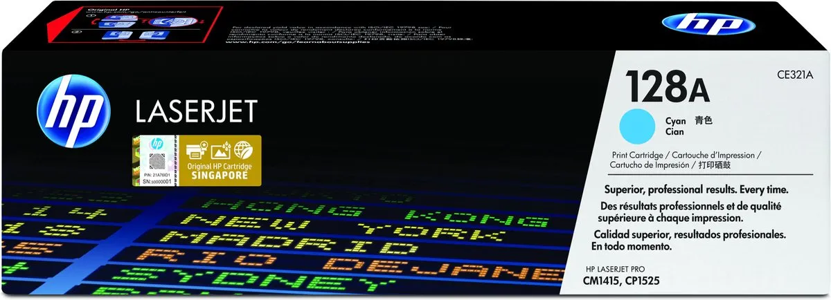 HP 128A Toner Cyan - 1300 Pagina's