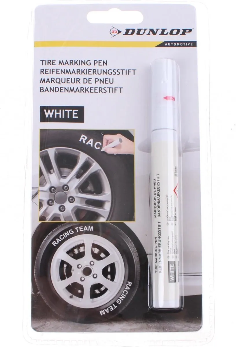 Dunlop Bandenstift 4,5ml - Wit