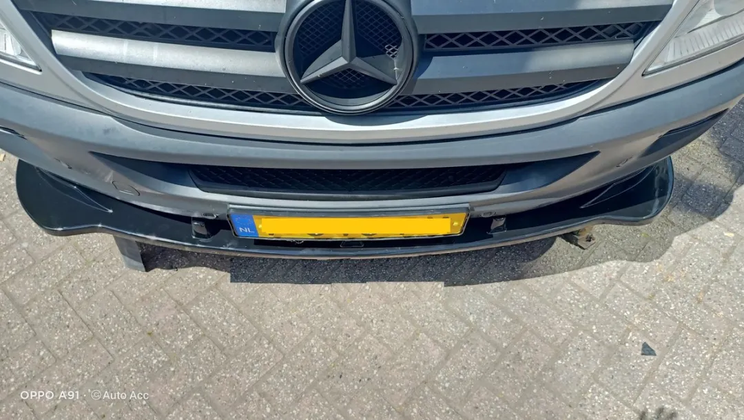 Mercedes-Benz Sprinter Voorspoiler Onderlip - Zwart