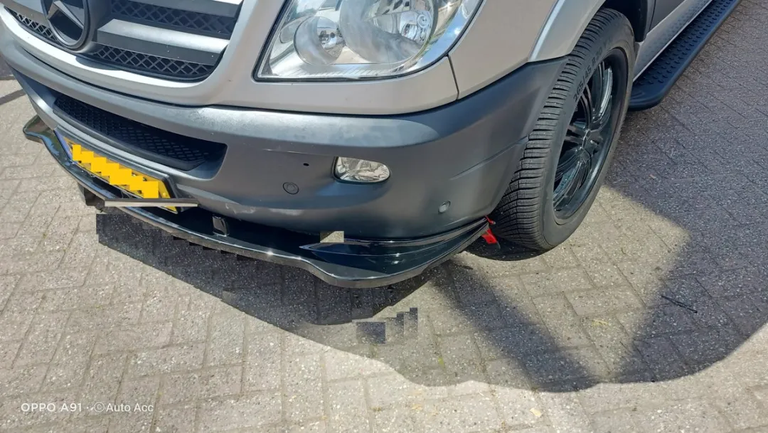 Mercedes-Benz Sprinter Voorspoiler Onderlip - Zwart