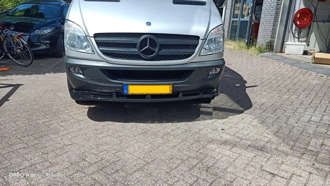 Mercedes-Benz Sprinter Voorspoiler Onderlip - Zwart