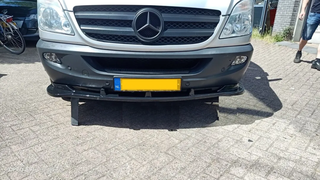 Mercedes-Benz Sprinter Voorspoiler Onderlip - Zwart