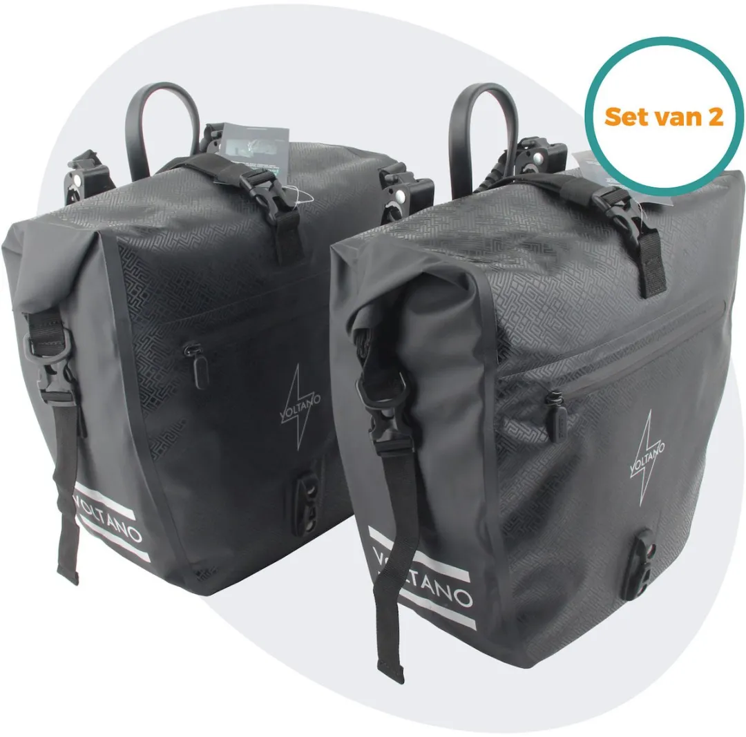 Voltano Enkele Fietstas Set E-bike 46L