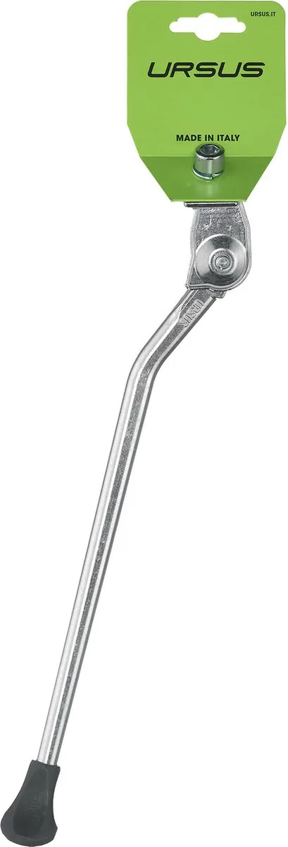 Ursus Stijlvolle fietsstandaard zilver - verstelbaar - aluminium - 300mm - 28 inch